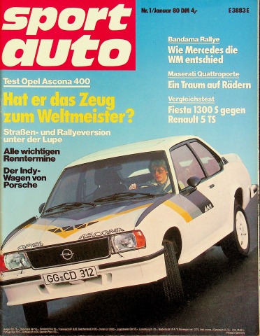 Deckblatt Sport Auto (01/1980)